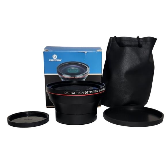 Lightdow .43X Wide Angle HD Lens Attachment Platinum Series Open Box - Picture 1 of 12